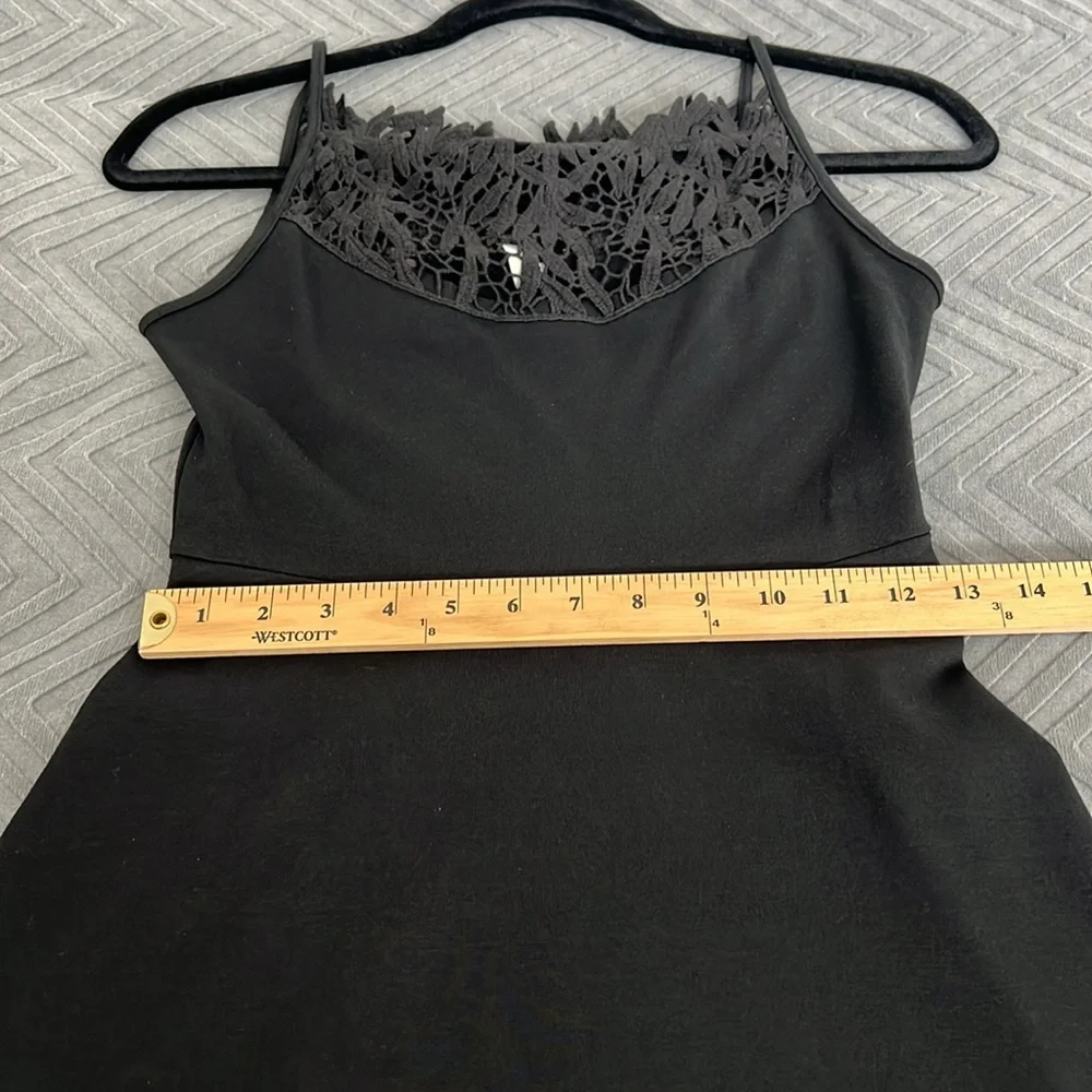 Free People Stretch Lace Trim Sleeveless Fit & Flare Dress - Picture 8 of 9